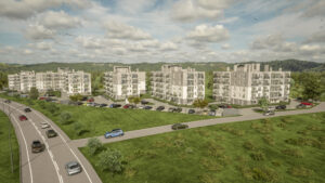 OSIEDLE MIESZKANIOWE WIDOK